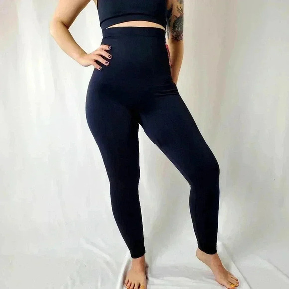 Empetua Black High Waisted Shaping Leggings NWT - S - Picture 1 of 9